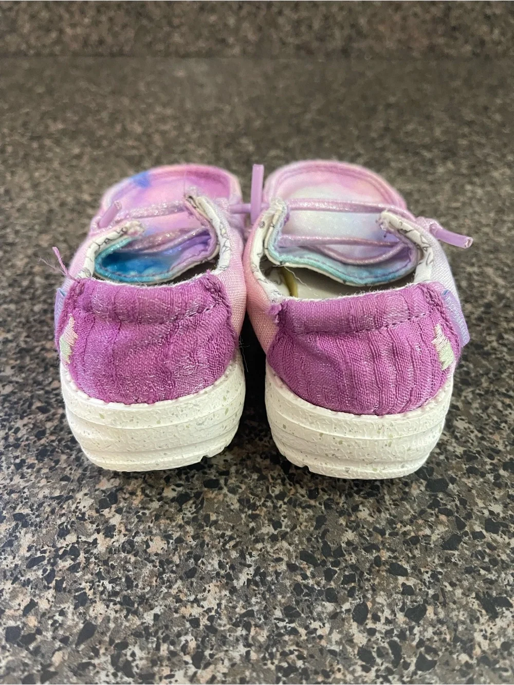 Hey Dude Shoes Toddler Girl K5  Wendy Dreamer Tie Dye Blue Pink Purple